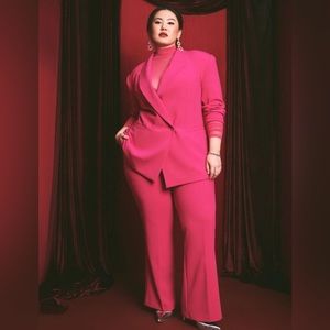 Eloquii Pink Suit Size 18